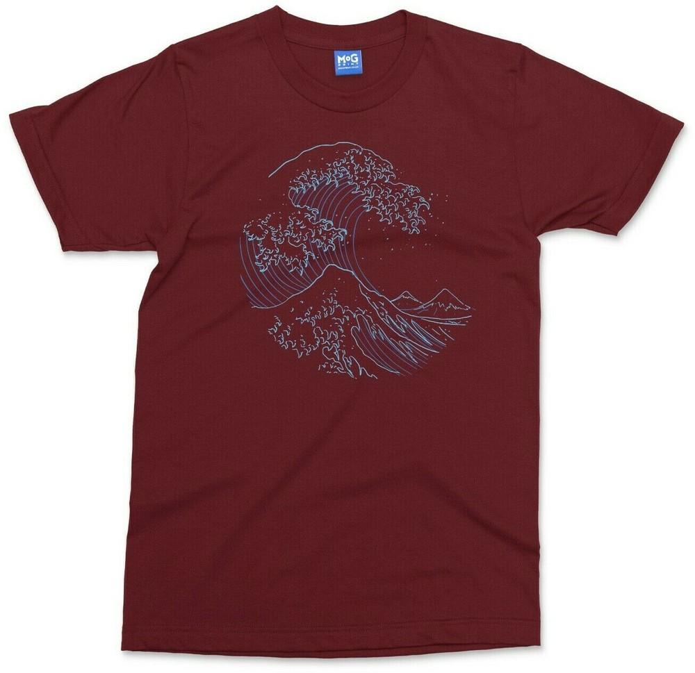 Japanese Wave Art TShirt The Great Kanagawa Modern Japan Painting Unisex Tee S