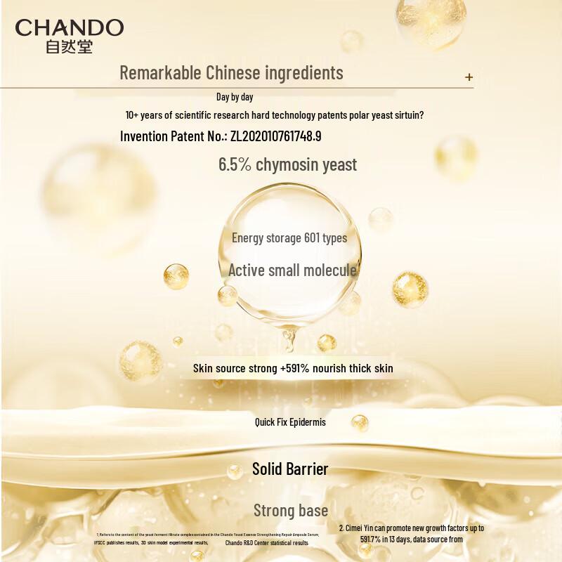 CHANDO Yeast Skin Repair & Stabilizing Ampoule Mask
