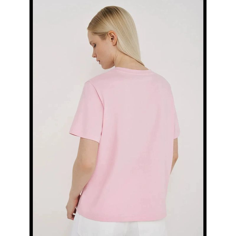 Loose Printed T-shirt Top Western Style New Fashion Casual Print Letters Cotton T-shirt Top
