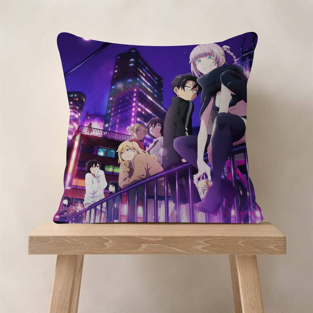 C-Call Of Night N-Nazuna Nanakusa Pillow Cushion Cover Pillowcase Living Room Sofa Home Decor Customized