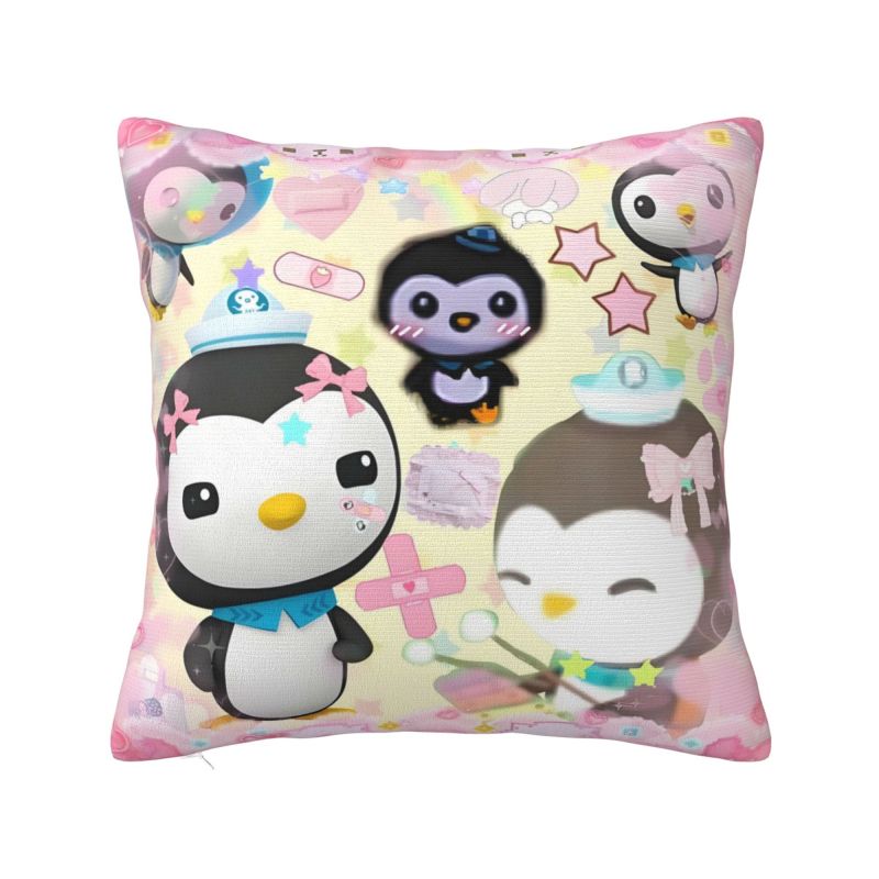 

Custom Disney Octonauts Children TV Cushion Covers Anime Cute Cartoon Soft Nordic Pillow Decor Home 12x12Inch
