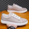 2025 New Canvas Sneakers: Trendy Korean-Style Men's Casual Shoes in Extra-Large Sizes