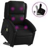 VidaXL Fauteuil Inclinable de Massage, Chaise de Relaxation avec Dossier et Repose-pied Réglables, Siège de Salon, Moderne, 3204233