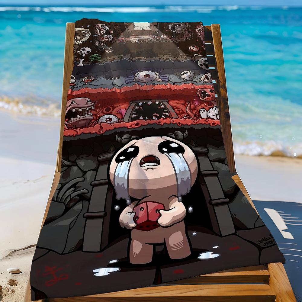 Game B-Binding Of I-Isaac Towel Soft Pool Gift For Travel Gym Shower Camping Quick Dry Sports Beach Towels