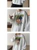 Men's American Cartoon Hip Hop Plus Velvet Thickened Hoodie - Round Neck Autumn Winter Outerwear
