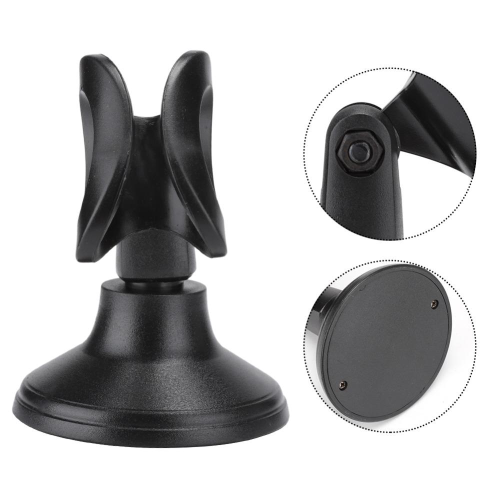 Adjustable Desktop Mini Microphone Stand Stable Base Mic Clip Mount  Online Meetings