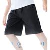 LangSha Children's Shorts, Boys' Summer Casual Thin Sports Pants, Quick-Drying Breathable Summer Wear, Knee-Length Shorts for Boys