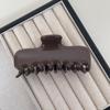 Korean Style Acetate Hair Claw Clip for Women - Jelly Design Bun/Bangs Accessory