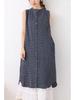 2026 Spring/Summer Mori-kei Check Sleeveless Bubble Dress for Women - Loose & Versatile Casual Vest Style