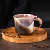 Retro Creative Coarse Pottery Handmade Coffee Cup, Home Silent Wind Ceramic Cup, High Value Afternoon Tea