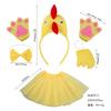 Thanksgiving Rooster Headwear Cute Chicken Hair Clip Kids Halloween Party Dress Up