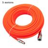 5 Meters Pneumatic Pipe C-type Quick Coupling Flexible PE Pipe Straight Tube