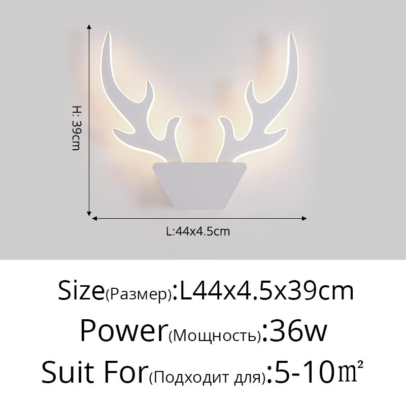 Moderne Led Wand Lampe Schlafzimmer Wohnzimmer Esszimmer Hirsch Kopf Wand Lampe Korridor Gang Dachboden Hause Innen Beleuchtung Dekor Wand Lampen