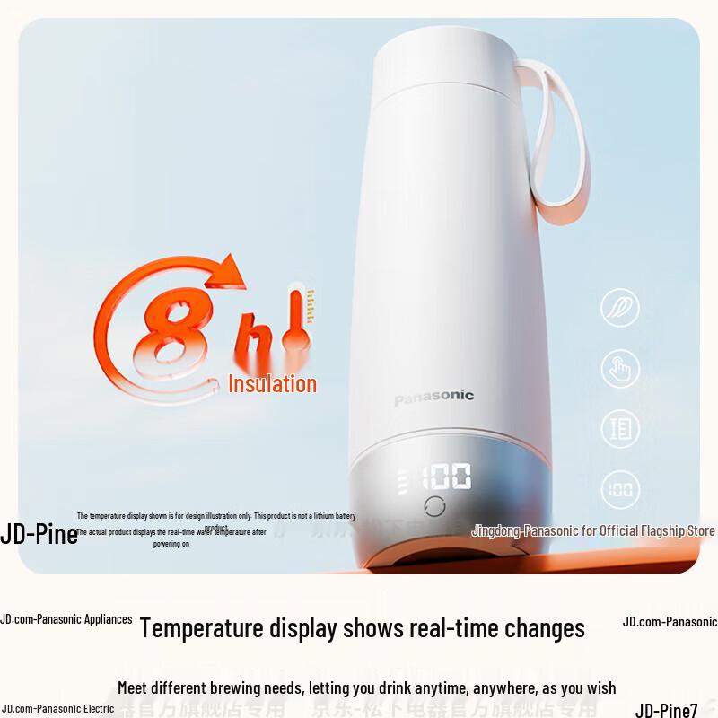 Panasonic Portable Electric Kettle Cup C21S CN plug (adapter included)