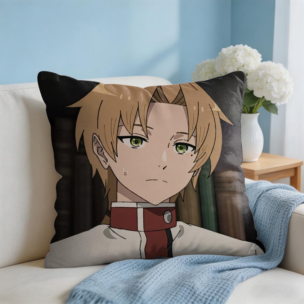 MMushoku TTensei Anime Cushion Cover Square Pillow Bedroom Sofa Leisure Comfort Living Room Home Decoration X