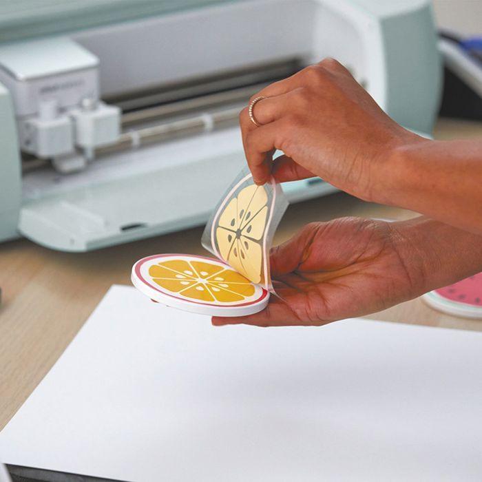 Sous-verre - CRICUT - 8 pièces - Céramique - Rond - Personnalisable