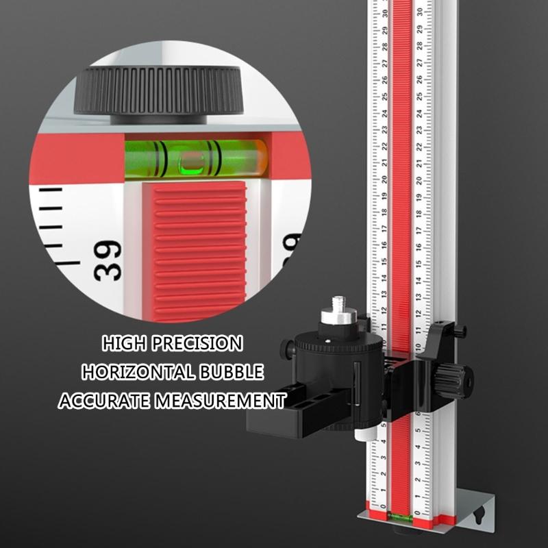 Nivele Suport de Perete Aluminiu Suport de Agățat Vertival pentru Toate Nivelele Suport Rotativ 180 de Grade cu Reglaj Fin