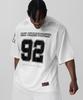 DRIX Maglia Rugby Oversize in Rete Manica Corta_Bianco
