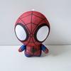 Nouveau Mignon Spiderman Deadpool Porte-clés Peluche Mignon Super-héros Poupée en Peluche Figure Douce Décoration de Bureau Maison Cadeau Collectionnable pour Fans de Films BD Marvel