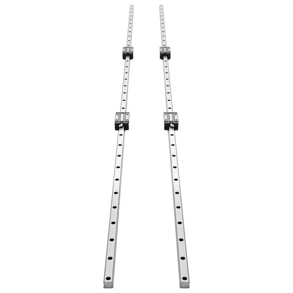 Linear Rail Guide Kit, HGR20, 2Pcs 2000 mm (78.74 inch) Linear Motion Rails and 4Pcs Bearing Slide Blocks, Anti Rust and High Precision Kit, for DIY,