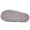 Fila Donut Fashion Versatile Casual Thick Sole Velcro Non-Slip Slide Sandals Women Sandals Light-Gray Purple F12W221503FGA