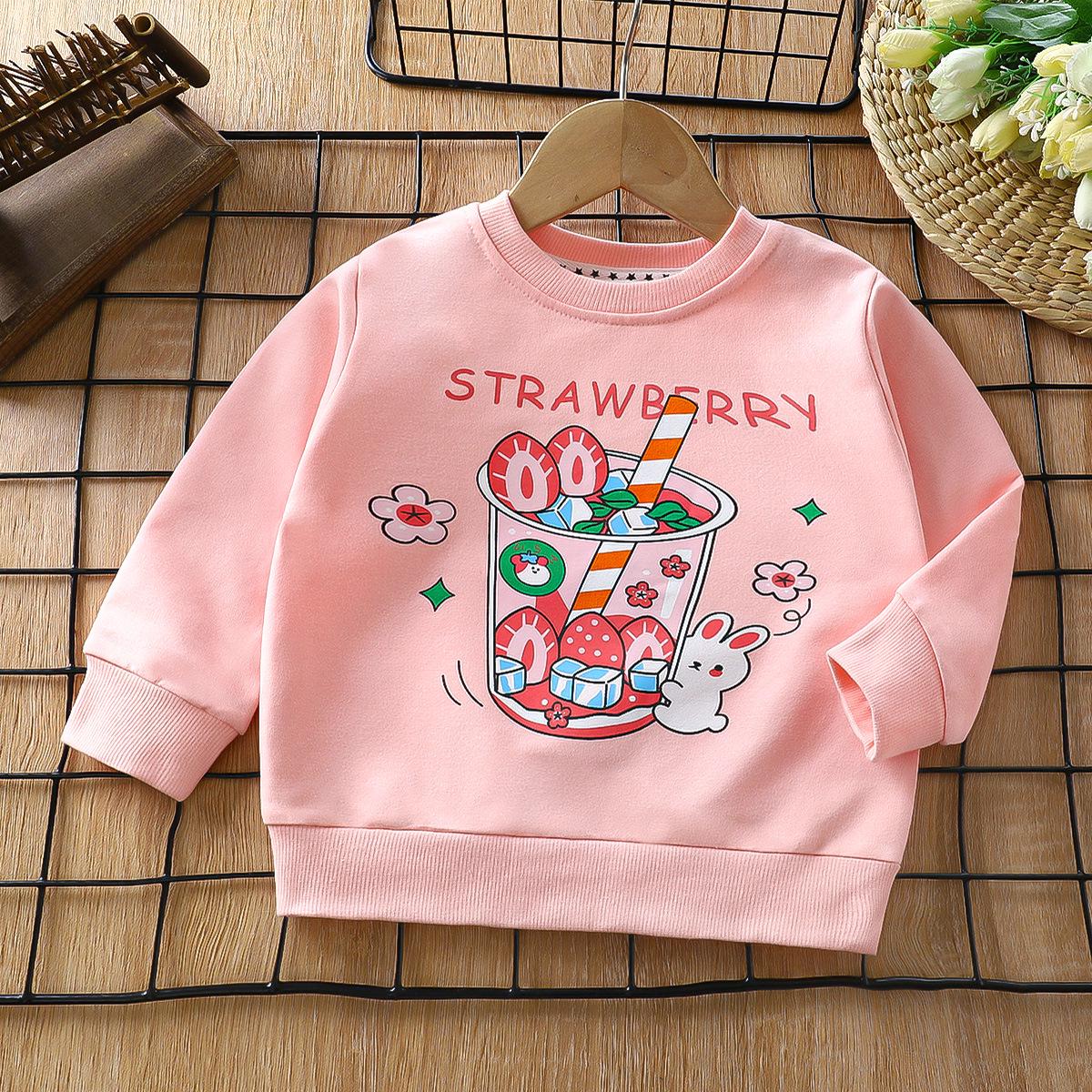 

Autumn 2025 Pure Cotton Long-Sleeve Sweatshirt for Boys and Girls 90cm