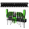 ABKS-Iron Wall-Mounted Tool Organizer Rack- Screwdriver And Pliers Storage Mounting System Holder