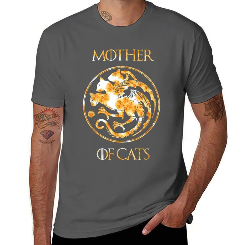 Mother of Cats TShirt Standard Fit Solid Tee Shirt