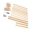 Spool Cone Wood Thread Rack Multi Functional Solid Spool Cone Wood Rack for Sewing Craft 80 Spools