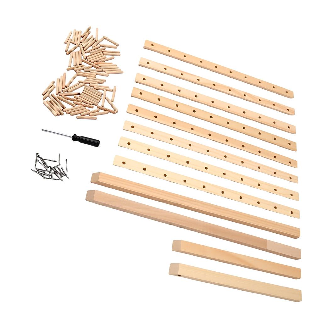 Spool Cone Wood Thread Rack Multi Functional Solid Spool Cone Wood Rack for Sewing Craft 80 Spools