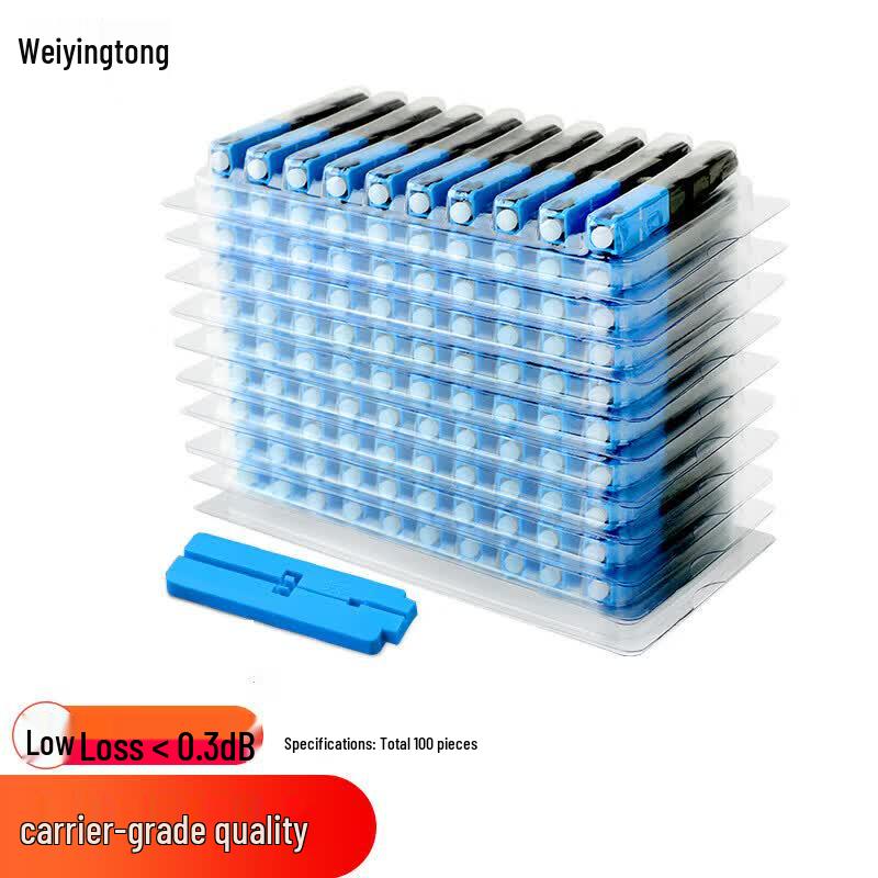 Weiyingtong FTTH SC/UPC Fiber Optic Cold Connector (100-pack)