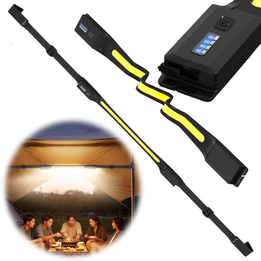 USB Rechargeable Work Light Strong LED Handheld Floodlight LED COB Torch for 4000 mAh Outdoor Use
