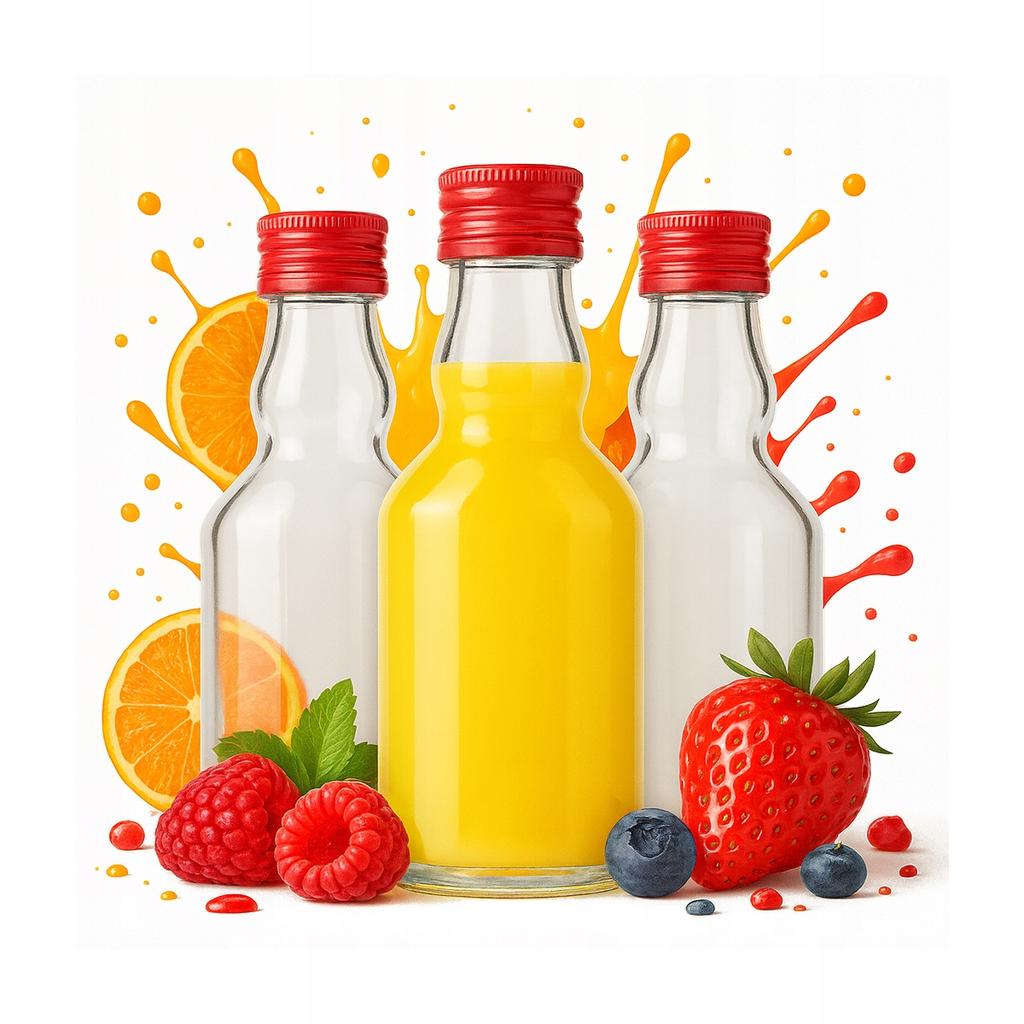10X Butelka Miniaturowa Eliksir 50Ml + Zakrętka