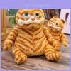 Brinquedo de Pelúcia Cartoon Garfield Gato Gordo Animal de Pelúcia Macio Boneca Almofada 12-18 Polegadas**