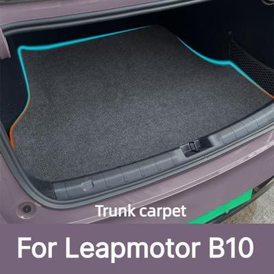 For Leapmotor B10 2025 2026 Trunk Mat Rear Cargo Boot Carpet Coil Floor Liner Auto Interior Accessories
