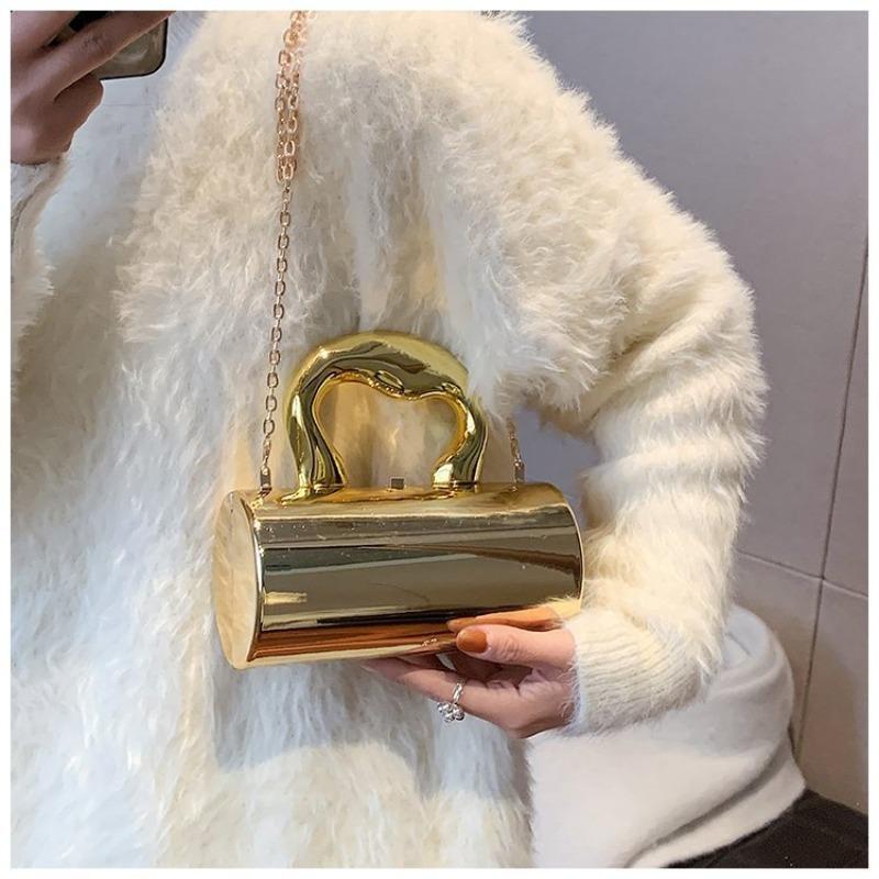 Acrylic fashion handbag bag women's new versatile solid color box bag fresh and elegant messenger bag