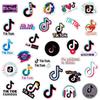 50pcs Waterproof Multi-color Tiktok Short Video App Logo Stickers For Creative Decor