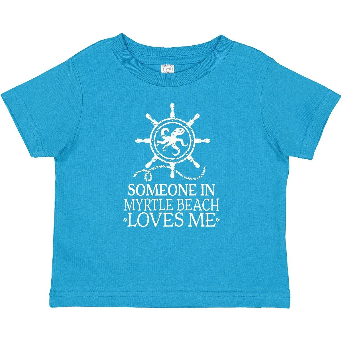 Inktastic Someone In Myrtle Beach Loves Me Baby T-Shirt Vacation Grandson Childs 130