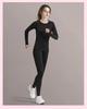 2025 Women's Winter Quick-Dry Yoga Set: Long Sleeve Running Top & Tight Fitness Wear