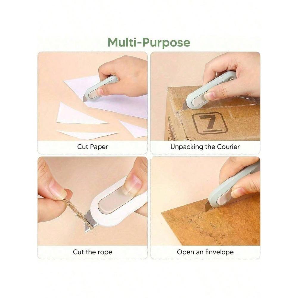 1 Set/4 Stück Mini Kleines Cuttermesser Kleines Auspackmesser Büro Papier schneiden Messer Schüler Schreibwaren Messer