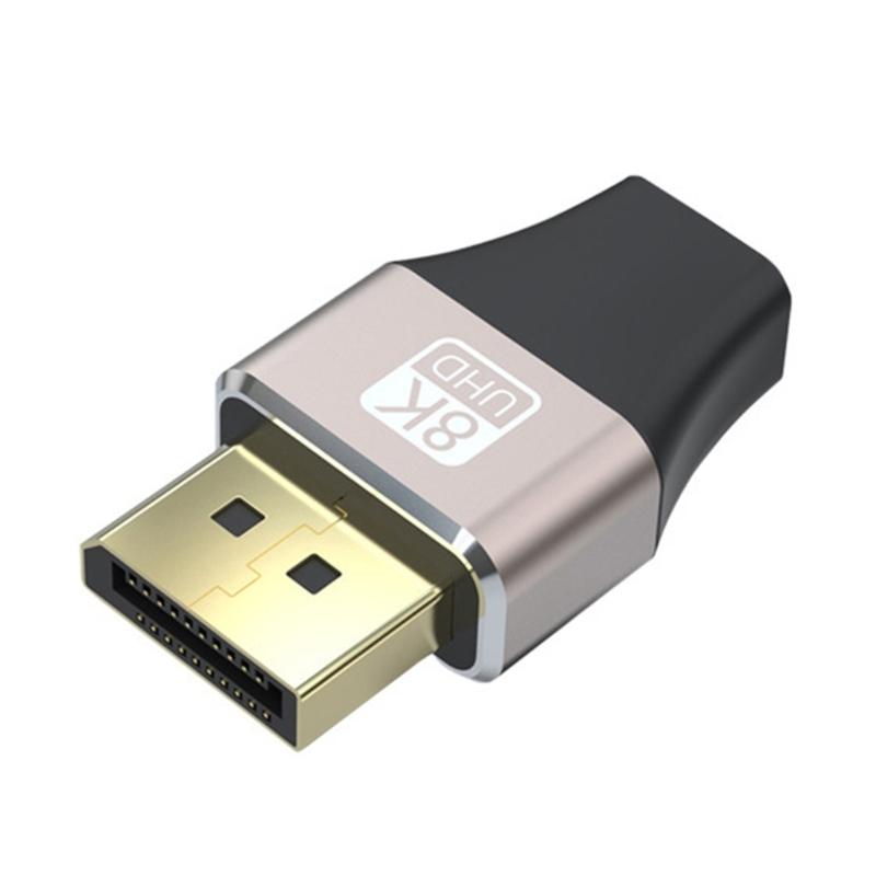 Travel High Bandwidth 8K@60Hz DP1.4 Adapter 32.4Gbps Data Transfer Multiple Device Compatibility