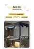 Wow Oh Dorm Blackout Bed Curtains with Mosquito Nets - Privacy & Insect Protection for Bunk Beds In College Dorms
