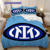 Eredità Inter: Biancheria da letto Blue Passion (1 * copripiumino + 2 * federa, senza nucleo) Regalo di compleanno di Natale morbido e confortevole