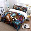 Dragon Tiger Yin Yang Decor Soft Comfortable Duvet Cover Bedding Set Included 1*Duvet Cover & 2*Pillowcases Gift