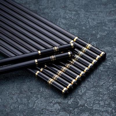 Shuangshihui Japanese Style Alloy Chopsticks Set