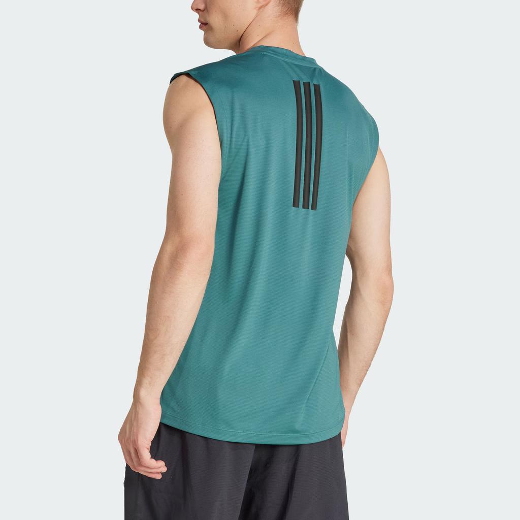 Adidas Climacool SS25 Durable Sports Simple Round Neck Sleeveless Vest Men Tops JX8985