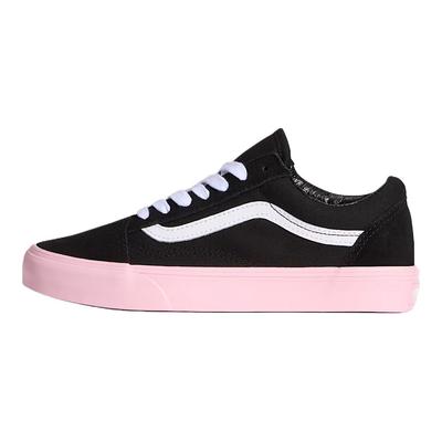 Scarpe da Skate Old Skool Comode Basse Unisex Sneakers Nero Rosa VN000D6WPIB