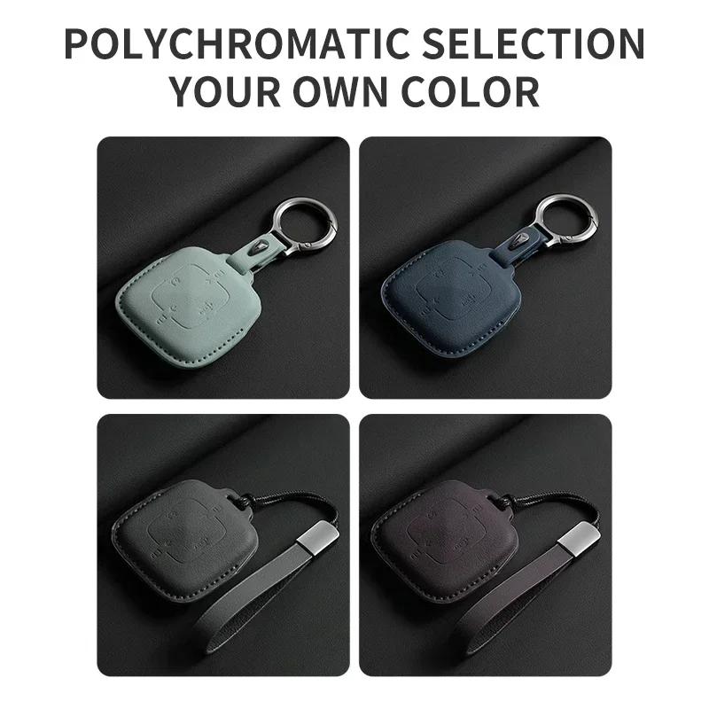 Car Remote Key Case Cover for Zeekr 001 X 007 Zeekr MIX Original Color Car Key Protection Bluetooth Smart Top Grade Shell