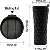 Insulated Coffee Mug 17oz, Leak Proof Coffee Cups with Lid, Thermal Coffee Cups Stainless Steel Reusable Coffee Mug Keep Cold and Hot Travel Mug