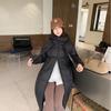Premium Down Jacket Women's Medium and Long Over the Knee Winter New Fashion Casual Hooded White Duck Down Jacket